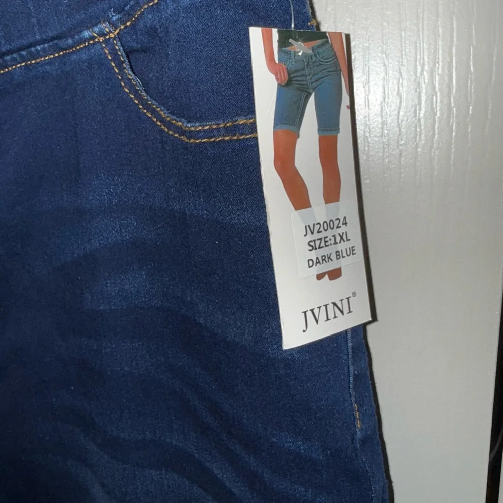 Dark Blue Denim Jeans - Picture 2 of 3